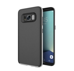 Силиконов гръб тпу HYBRID MOFI карбон за Samsung Galaxy S8 G950 графитен кант
